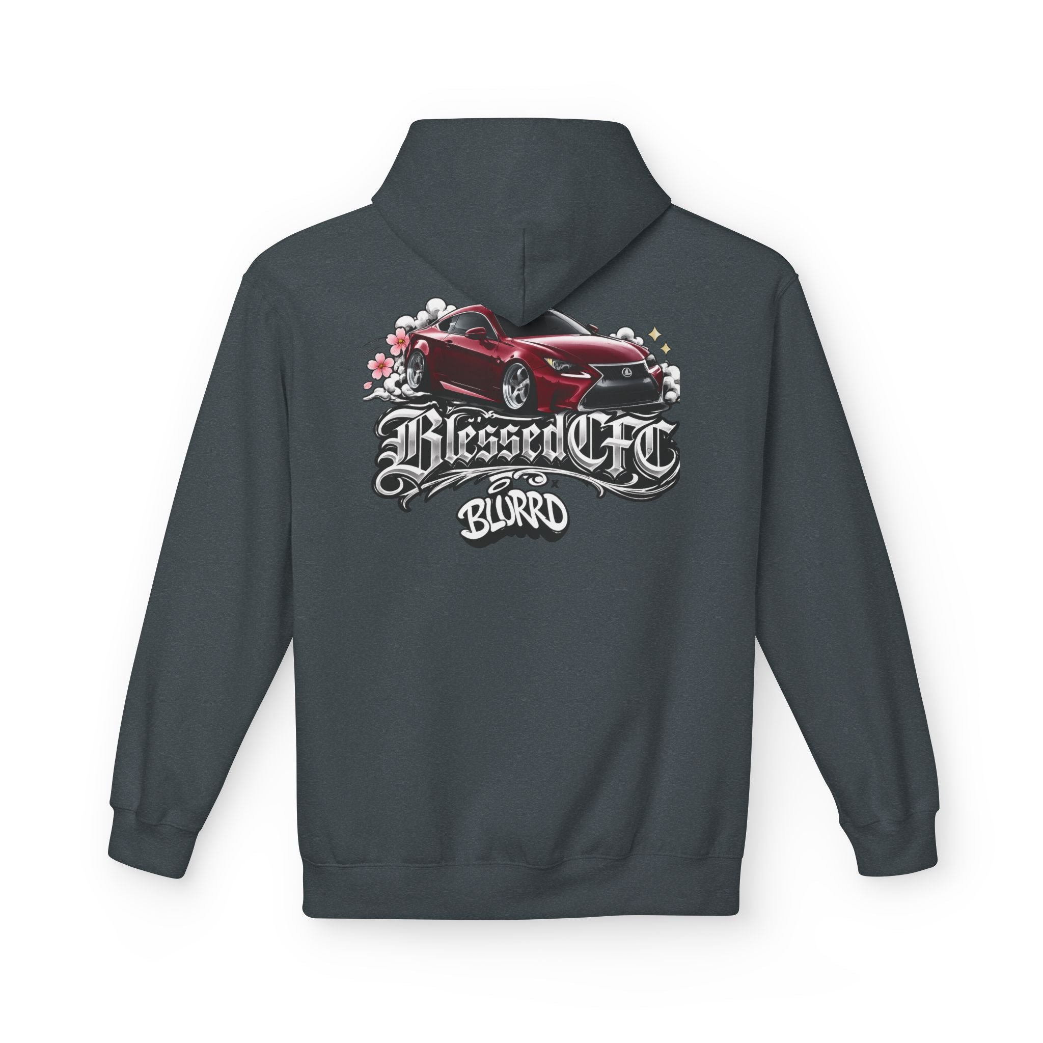 BlesssedCFCxBLURRD Red Lexus Pullover Hoodie
