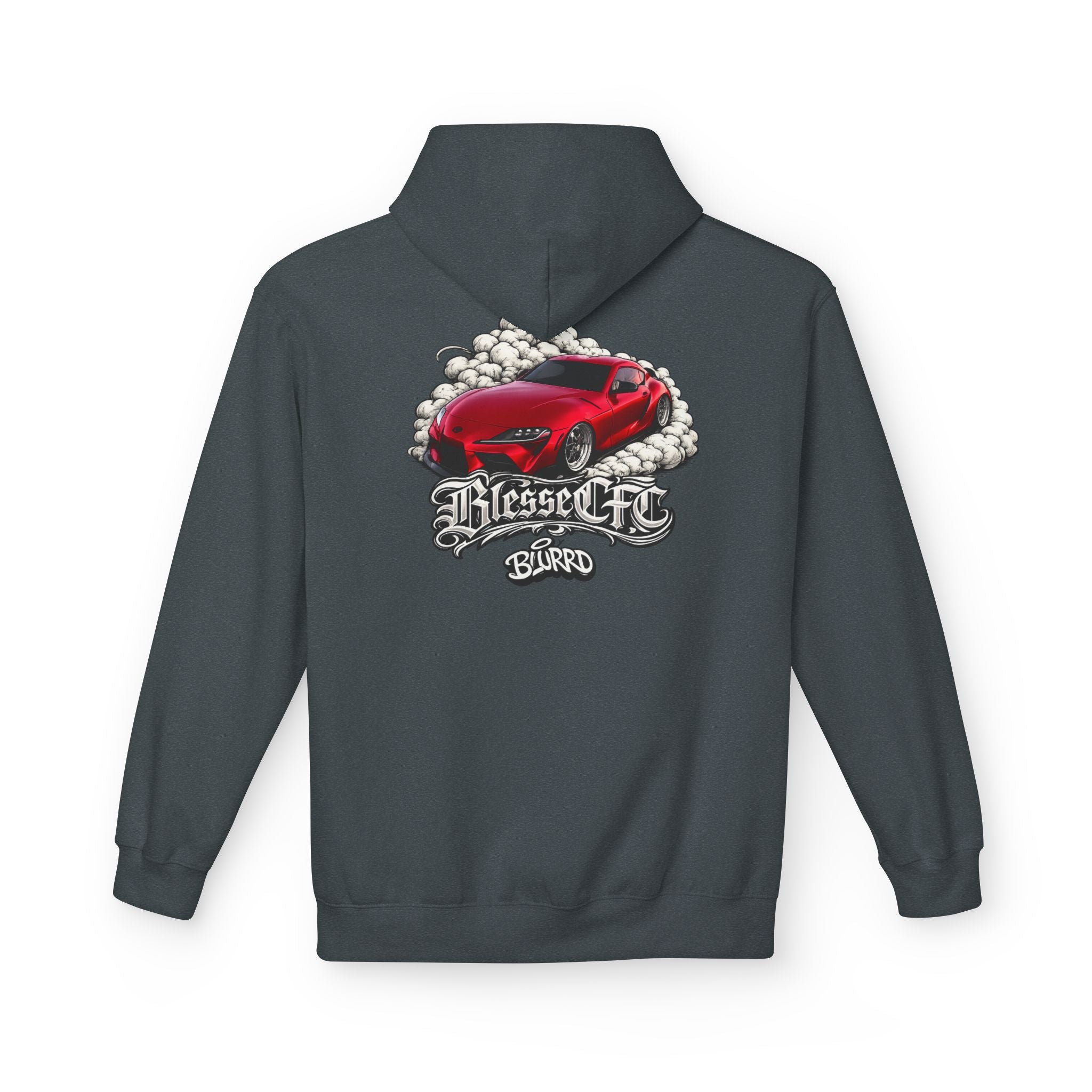 BlessedCFCxBLURRD Red Supra Pullover Hoodie