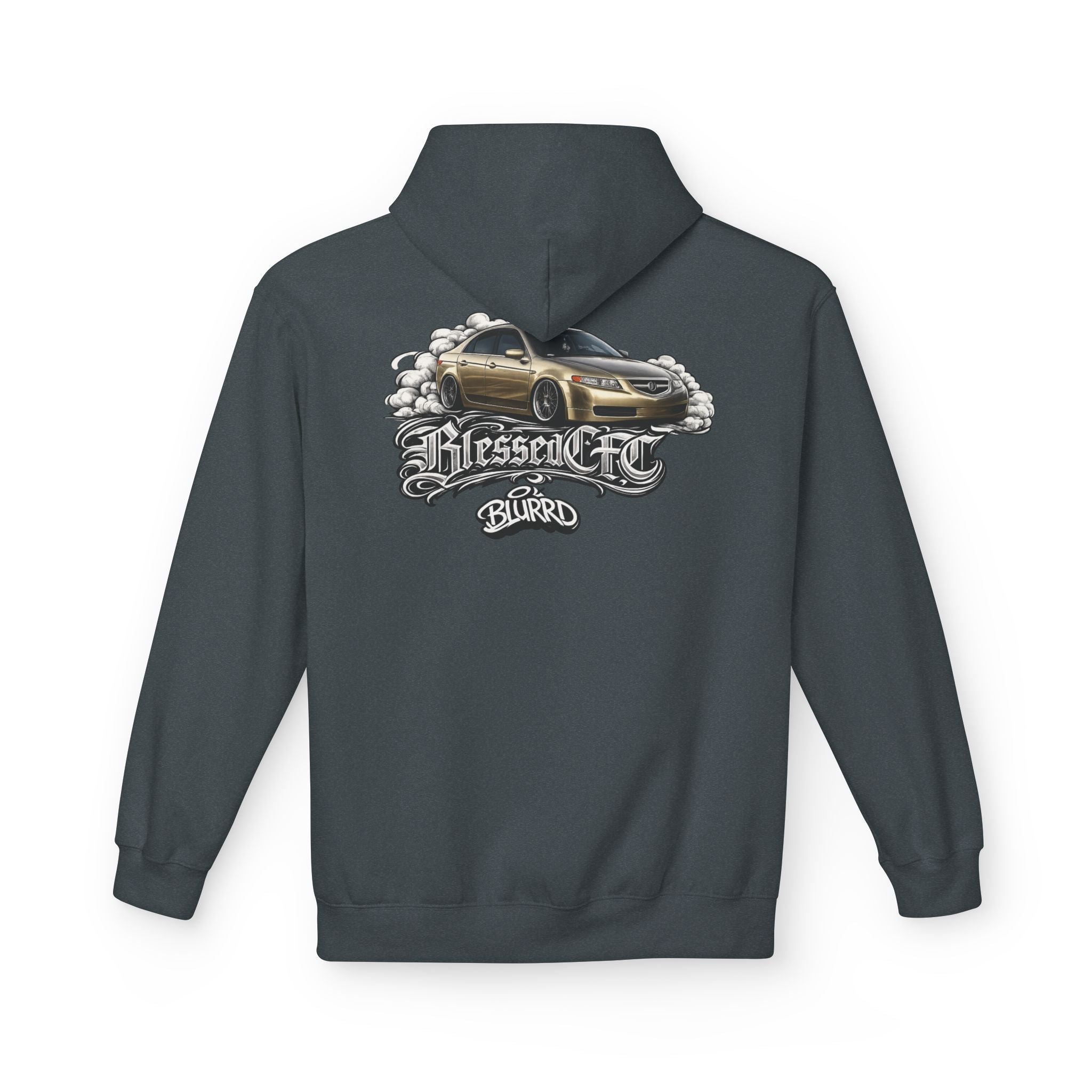 BlessedCFCxBLURRD Metallic Beige 3rd Gen Acura Pullover Hoodie