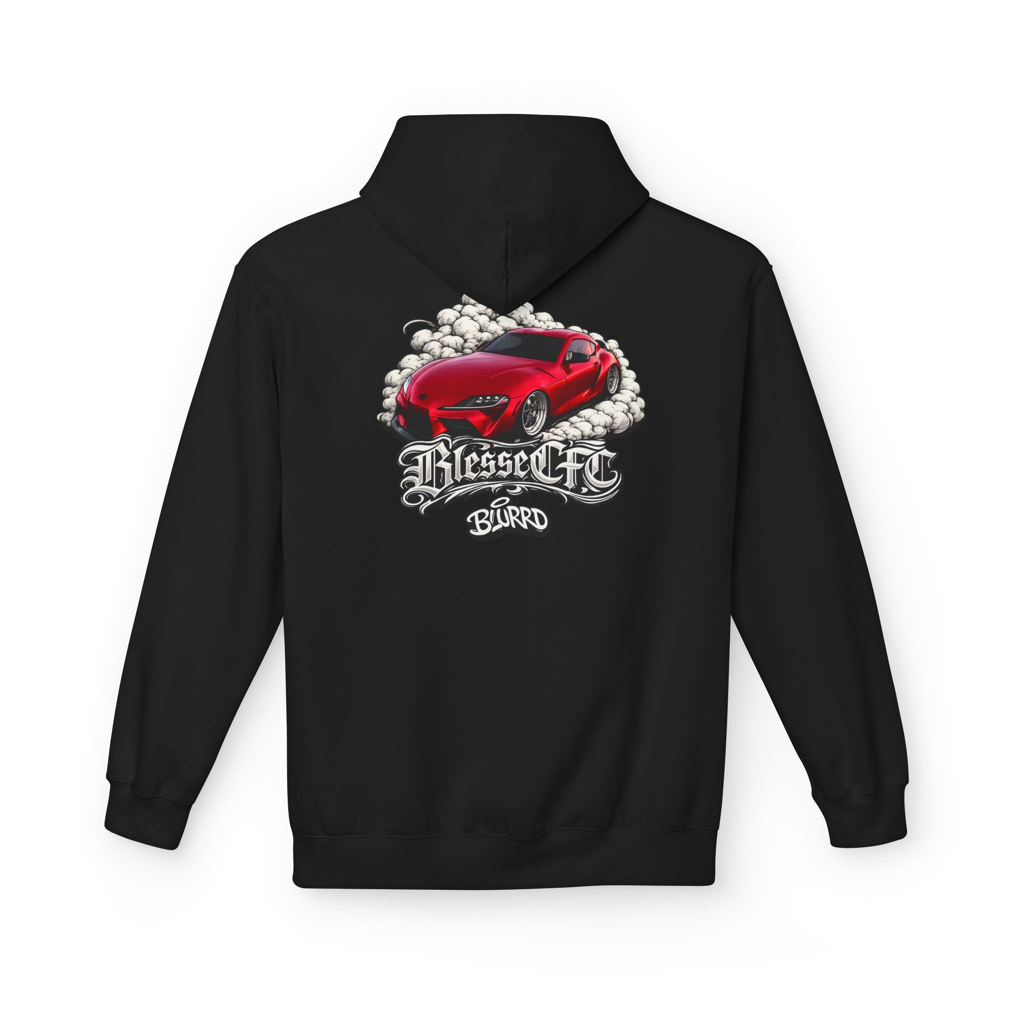 BlessedCFCxBLURRD Red Supra Pullover Hoodie