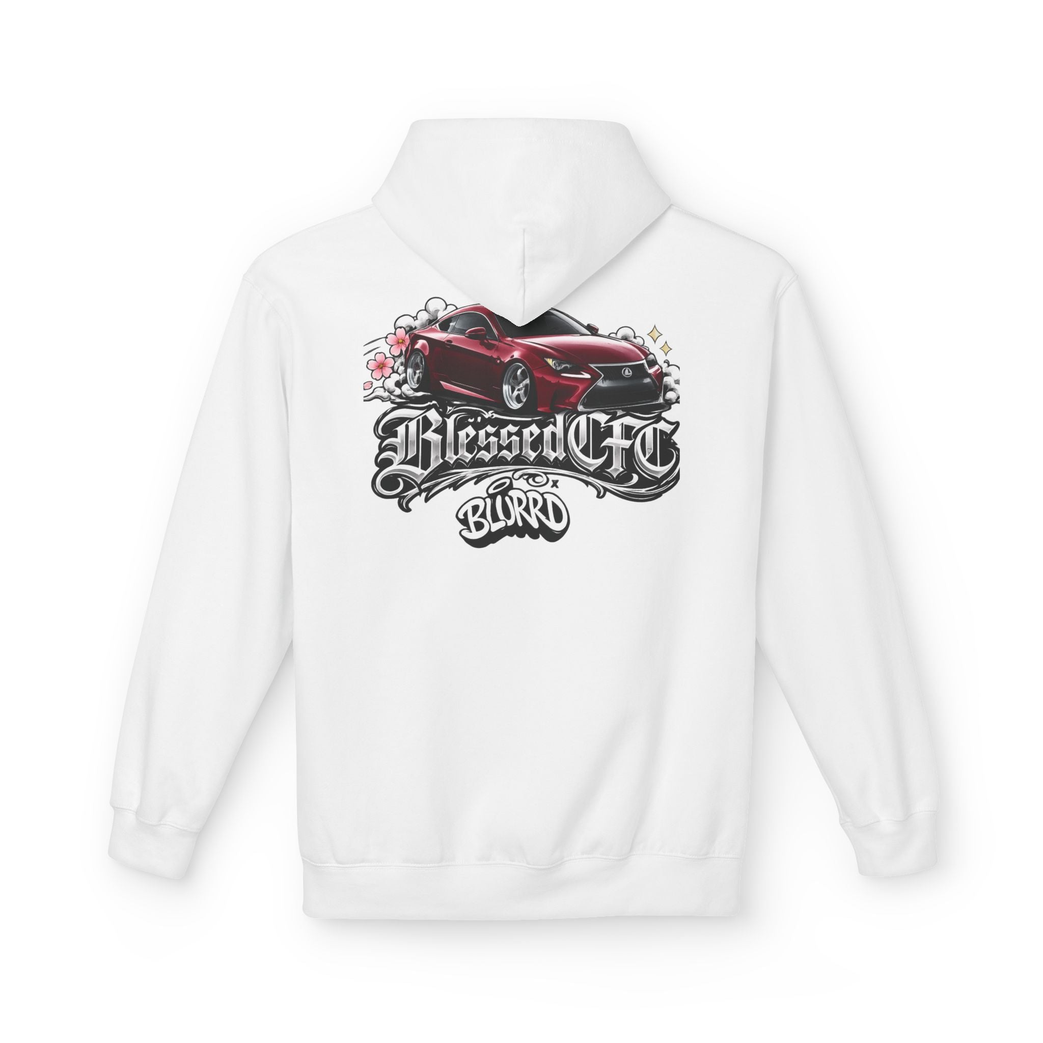 BlesssedCFCxBLURRD Red Lexus Pullover Hoodie