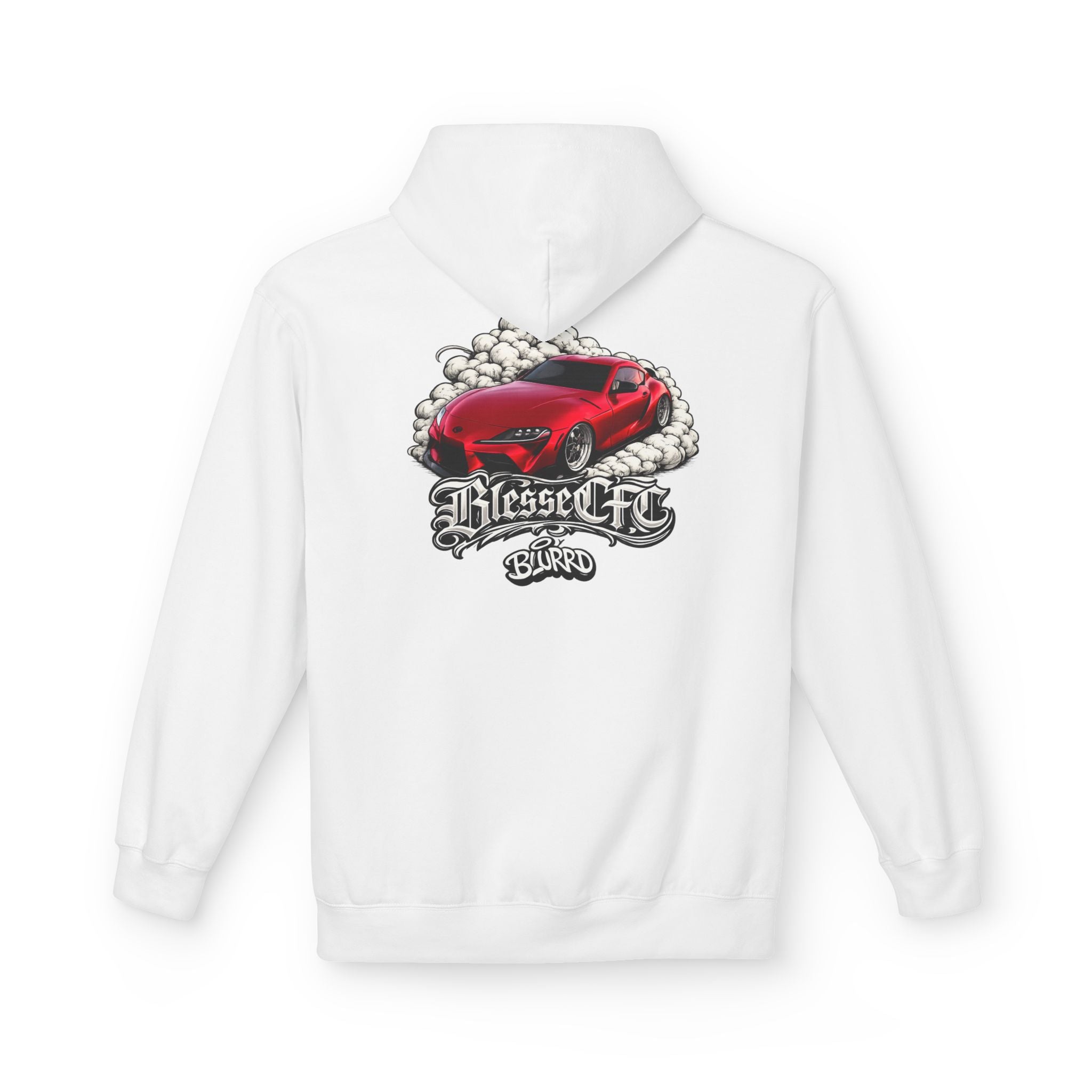 BlessedCFCxBLURRD Red Supra Pullover Hoodie