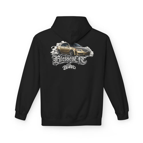 BlessedCFCxBLURRD Metallic Beige 3rd Gen Acura Pullover Hoodie